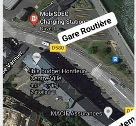 2 Bedroom 6-7pers, Parking, 10min Apartmán Honfleur